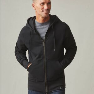 NEW American Giant Men's Classic Full Zip Hoodie Black Size L